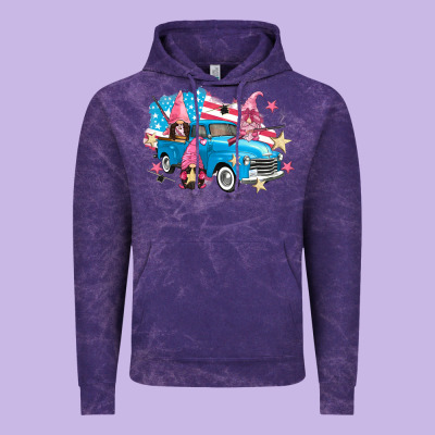 American Truck Gnomes Vintage Hoodie Designed By Fadigitalartstudio