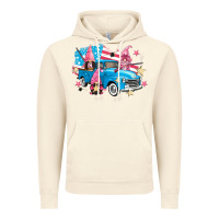 Vintage Artic American truck gnomes Vintage Hoodie - FaDigitalArtStudio