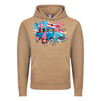 Vintage Coffee American truck gnomes Vintage Hoodie - FaDigitalArtStudio