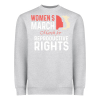 Heather Grey women’s march for reproductive rights pro choice feminist, women’s Heavyweight Sweatshirt - artisFamous