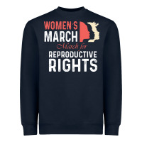 Navy women’s march for reproductive rights pro choice feminist, women’s Heavyweight Sweatshirt - artisFamous