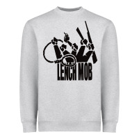 Heather Grey lench mob ice cube nwa west coast crewneck Heavyweight Sweatshirt - artisFamous