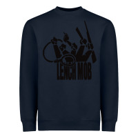 Navy lench mob ice cube nwa west coast crewneck Heavyweight Sweatshirt - artisFamous