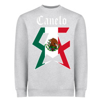 Heather Grey canelo alvarez Heavyweight Sweatshirt - artisFamous