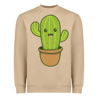 Mushroom happy cactus hug me please Heavyweight Sweatshirt - artisFamous