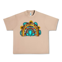 Burro western gemstones sunflowers rainbow Urban Heavy Tee - OliviaCreatesArt