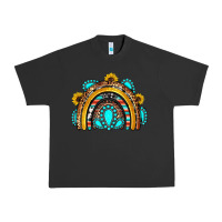 Pigment Black western gemstones sunflowers rainbow Urban Heavy Tee - OliviaCreatesArt