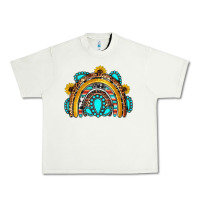 Pistachio western gemstones sunflowers rainbow Urban Heavy Tee - OliviaCreatesArt
