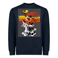 Navy cartoon Heavyweight Sweatshirt - artisFamous