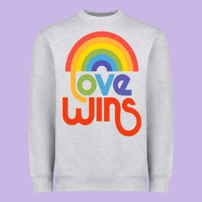 Love  Classic Heavyweight Sweatshirt Designed By Artisfamous