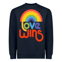 Navy love  classic Heavyweight Sweatshirt - artisFamous