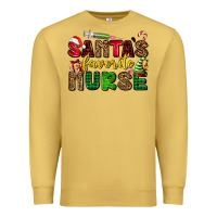 Antique Gold santas favorite nurse Premium Sweatshirt - AdoDesignShop
