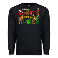 Black santas favorite nurse Premium Sweatshirt - AdoDesignShop