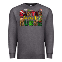 Charcoal Heather santas favorite nurse Premium Sweatshirt - AdoDesignShop