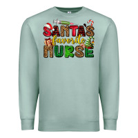 Seafoam santas favorite nurse Premium Sweatshirt - AdoDesignShop