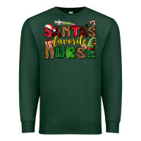 Sports Green santas favorite nurse Premium Sweatshirt - AdoDesignShop