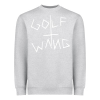 Heather Grey golf wang burgundy Heavyweight Sweatshirt - artisFamous
