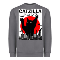 Storm vintage catzilla japanese sunset style Heavyweight Sweatshirt - artisFamous