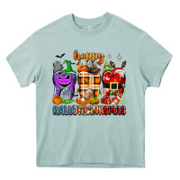 Arona Happy Hallothanksmas teeth Heavy Core Tee - texasbilliewilder