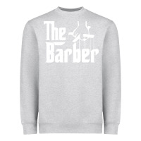 Heather Grey the barber Heavyweight Sweatshirt - artisFamous