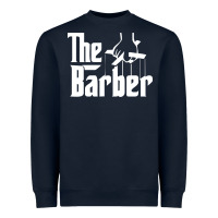 Navy the barber Heavyweight Sweatshirt - artisFamous