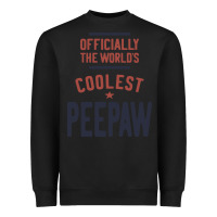 Black Officially The World's Coolest Peepaw | Mens Gift Heavyweight Sweatshirt - artisFamous