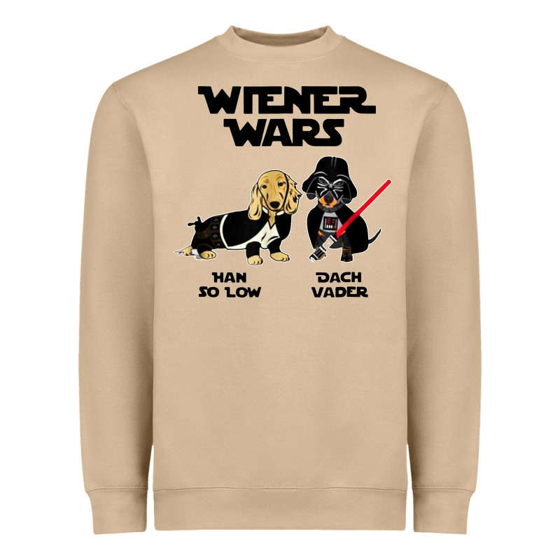 Wiener Wars Funny Dachshund Heavyweight Sweatshirt by artisFamous | Teevron