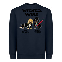 Navy wiener wars funny dachshund Heavyweight Sweatshirt - artisFamous