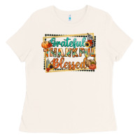 Bone thankful grateful blessed Ladies Tee - CowGirlArtShop