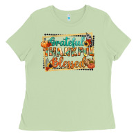 Matcha thankful grateful blessed Ladies Tee - CowGirlArtShop
