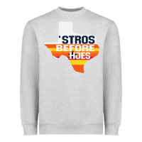 Heather Grey stros before hoes Heavyweight Sweatshirt - artisFamous