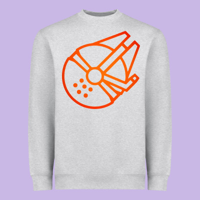 Millennium Falcon Heavyweight Sweatshirt Designed By Artisfamous