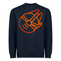 Navy millennium falcon Heavyweight Sweatshirt - artisFamous