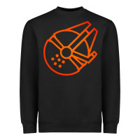 Black millennium falcon Heavyweight Sweatshirt - artisFamous