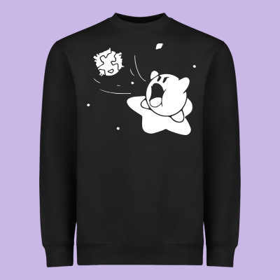 Kirby Gamer Geek Snes Heavyweight Sweatshirt Designed By Artisfamous