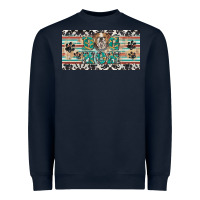 Navy dog mom english bulldog license plate template Heavyweight Sweatshirt - BarkalooDesign