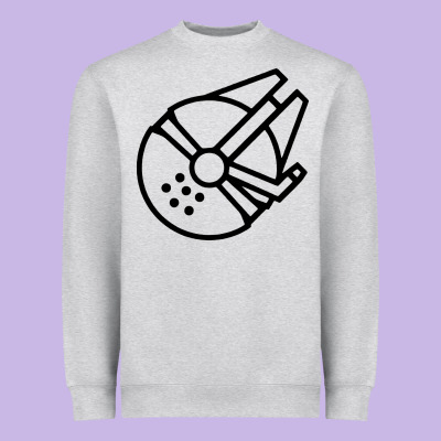 Millennium Falcon Heavyweight Sweatshirt Designed By Artisfamous