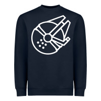 Navy millennium falcon Heavyweight Sweatshirt - artisFamous