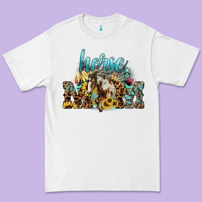 Horse Mom Premium Tee Designed By Howdyjamesfarm