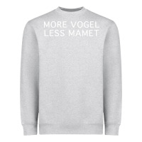 Heather Grey more vogel less mamet Heavyweight Sweatshirt - artisFamous