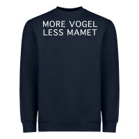 Navy more vogel less mamet Heavyweight Sweatshirt - artisFamous