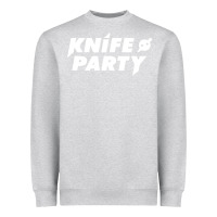 Heather Grey knife party Heavyweight Sweatshirt - artisFamous