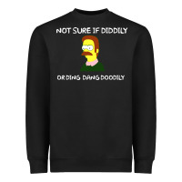 Black ned flanders Heavyweight Sweatshirt - artisFamous