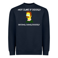 Navy ned flanders Heavyweight Sweatshirt - artisFamous
