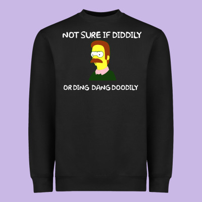 Ned Flanders Heavyweight Sweatshirt Designed By Artisfamous