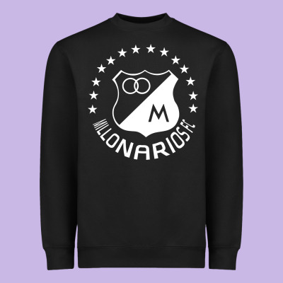 Millonarios Futbol Heavyweight Sweatshirt Designed By Artisfamous
