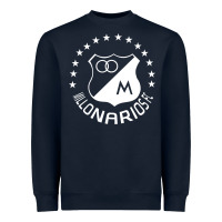 Navy millonarios futbol Heavyweight Sweatshirt - artisFamous