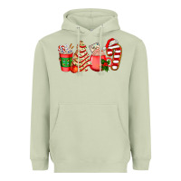 Matcha christmas tree cake and coffee cups ado Heavyweight Hoodie - AdoDesignShop