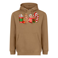 Toasted Coconut christmas tree cake and coffee cups ado Heavyweight Hoodie - AdoDesignShop