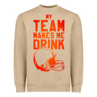 Mushroom my team makes me drink Heavyweight Sweatshirt - artisFamous